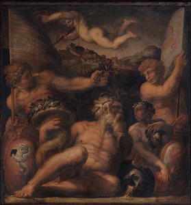 Allegoria di Cortona e Montepulciano, 1563-1565 da Giorgio Vasari