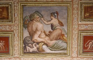 Cerere che allatta Trittolemo (dettaglio del soffitto Altoviti, 1553)