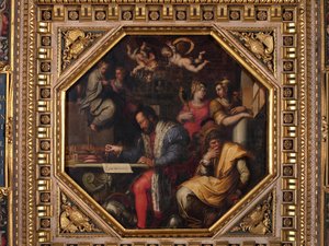 Cosimo studia la presa di Siena da Giorgio Vasari