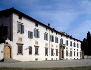 Facciata della Villa Medicea di Castello, circa 1538
