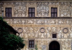 Facciata della Pinacoteca comunale (Palazzo Vitelli alla Cannoniera)