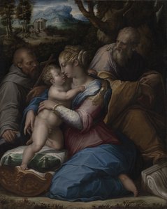 Sacra Famiglia con san Francesco da Giorgio Vasari