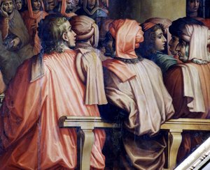 Preghiera di Antonio Giacomini per la battaglia di Pisa da Giorgio Vasari