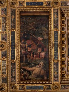 Battaglia navale tra Fiorentini e Pisani da Giorgio Vasari