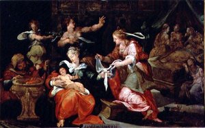 La nascita della Vergine da Giorgio Vasari