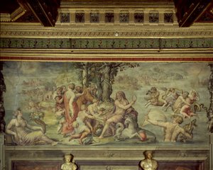 I primi frutti della terra offerti a Saturno, 1555 da Giorgio Vasari