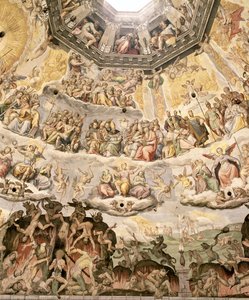 Il Giudizio Universale, dettaglio dalla cupola del Duomo, 1572-79