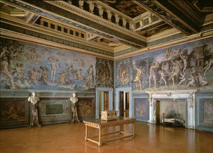 La Sala degli Elementi da Giorgio Vasari