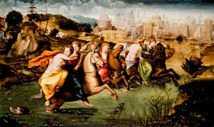 Attraversamento del Tevere da Giorgio di (1500 1559) Giovanni