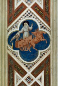 Elia portato in cielo, (dettaglio) dalla Vita e Passione di Cristo, di Giotto da Giotto (c.1266 1337)