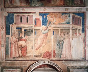 Rapimento di San Giovanni Evangelista (dettaglio) da Giotto (c.1266 1337)