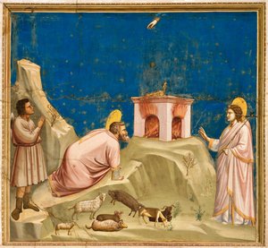 Angelo annuncia a Gioacchino che diventerà padre da Giotto (c.1266 1337)