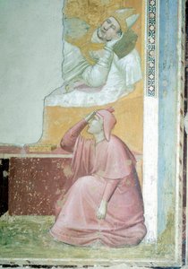 Apparizione di San Francesco al Vescovo Guido di Assisi (dettaglio) da Giotto (c.1266 1337)