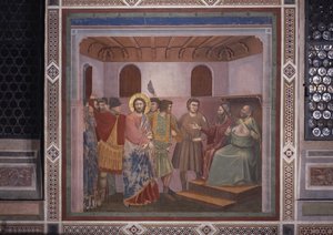 Cristo davanti a Caifa, di Giotto da Giotto (c.1266 1337)