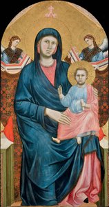 Madonna in trono col Bambino e due angeli da Giotto (c.1266 1337)
