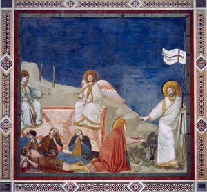 Noli Me Tangere - La Resurrezione di Cristo (dettaglio) da Giotto (c.1266 1337)