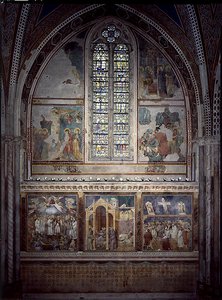 Scene della vita di Cristo e il ciclo di San Francesco