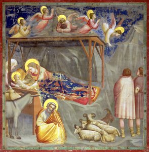 La Natività, Cappella degli Scrovegni, Padova, c.1305 (affresco) da Giotto (c.1266 1337)