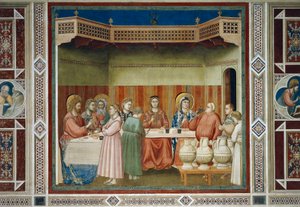 Le nozze di Cana, (dettaglio) da Giotto (c.1266 1337)