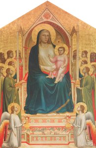 Madonna Enthroned (Ognissanti Madonna) da Giotto