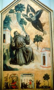 Stigmatizzazione di San Francesco da Giotto