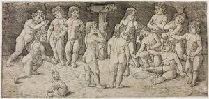 Dodici Cupidi che Giocano da Giovan Pietro Birago