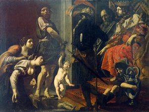 Giudizio di Salomone da Giovanni Battista Caracciolo