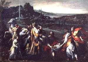 Il ritrovamento di Mosè da Giovanni Donducci