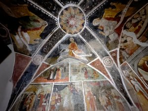 Gli affreschi della cappella dell