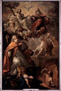Rappresentazione di San Nicola di Bari e la Santissima Trinità