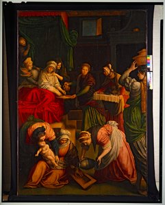 Cristo nella casa delle 100 Marie da Giovanni Andrea di Ferrari