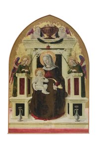 Madonna col bambino in trono con angeli, c.1455-60 da Giovanni Angelo d