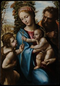 Sacra Famiglia con il giovane San Giovanni