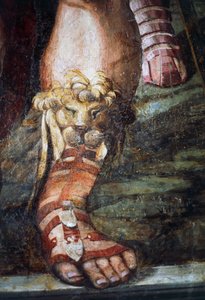 Matrimonio di Alessandro Magno e Rossana (dettaglio) da Giovanni Antonio Bazzi Sodoma