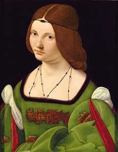 Ritratto di una signora (post restauro) da Giovanni Antonio Boltraffio