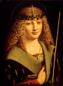Ritratto di un giovane come San Sebastiano da Giovanni Antonio Boltraffio