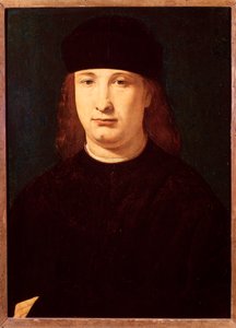 Ritratto del poeta italiano Girolamo Casio da Giovanni Antonio Boltraffio