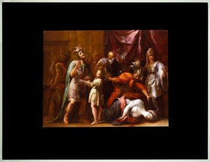 La morte di Lucrezia da Giovanni Antonio Burrini or Burino
