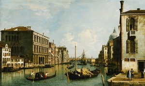 Il Canal Grande, Venezia, vista verso est dal Campo S. Vio da Giovanni Antonio Canal
