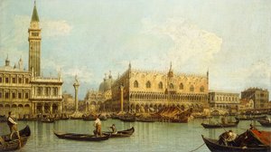 Il Molo, Venezia, dal Bacino di San Marco da Giovanni Antonio Canal