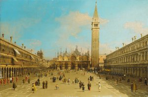 La Piazza San Marco, Venezia, vista verso est