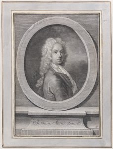 Ritratto di Anton Maria Zanetti il Vecchio, ca. 1725 da Giovanni Antonio Faldoni