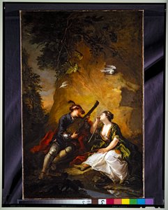 Amanti musicali (Scena galante) da Giovanni Antonio Guardi