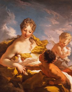 Venere, Cupido e un fauno da Giovanni Antonio Pellegrini