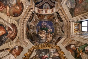 Dio come Creatore tra gli Angeli, c.1529 da Giovanni Antonio Pordenone