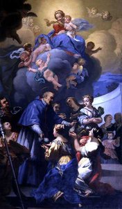 San Nicola distribuisce i suoi tre sacchi d
