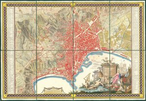 Mappa di Napoli del 1790 da Giovanni Antonio Rizzi Zannoni