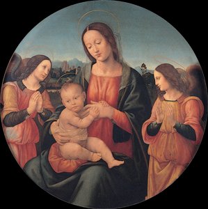Madonna con Bambino e angeli