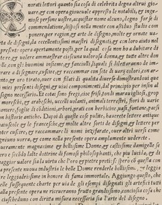 Essempio di recammi, pagina del titolo verso, 1530 da Giovanni Antonio Tagliente