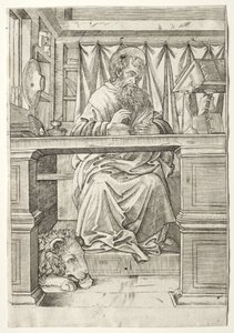 San Girolamo nel suo studio da Giovanni Antonio da Brescia